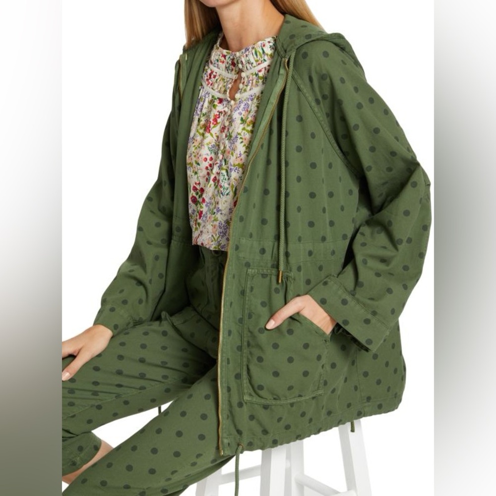 THE GREAT. The Long Polka Dot Jacket Size 1 Small - Picture 4 of 12